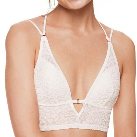 White velvet bralette Clearance